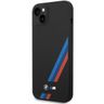 Etui BMW BMHCP14M22SOTK iPhone 14 Plus/ 15 Plus 6,7" czarny/black Silicone Slanted Sttripes na NearMe.pl