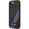 Etui BMW BMHCP14X22SOTK iPhone 14 ProMax 6,7" czarny/black Silicone Slanted Sttripes na NearMe.pl