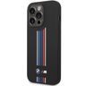 Etui BMW BMHCP14X22SWTK iPhone 14 ProMax 6,7" czarny/black Silicone Vertical Tricolor Lines na NearMe.pl
