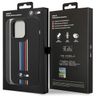 Etui BMW BMHCP14X22SWTK iPhone 14 ProMax 6,7" czarny/black Silicone Vertical Tricolor Lines na NearMe.pl