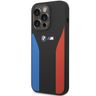 Etui BMW BMHCP14L22SCSK iPhone 14 Pro6,1" czarny/black Silicone Blue&Red Stripes M Collection na NearMe.pl