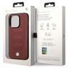 Etui BMW BMHMP14X22RPSR iPhone 14 Pro Max 6,7" burgundowy/burgundy Leather Seats Pattern MagSafe na NearMe.pl