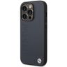 Etui BMW BMHMP14XSLLNA iPhone 14 Pro Max 6,7" granatowy/navy hardcase Leather Hot Stamp MagSafe na NearMe.pl