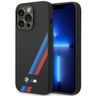 Etui BMW BMHMP14L22SOTK iPhone 14 Pro6,1" czarny/black Silicone Slanted Sttripes MagSafe na NearMe.pl