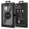 Etui BMW BMHMP14SHDTK iPhone 14 / 15 /13 6.1" szary/grey Tricolor Stripes MagSafe na NearMe.pl