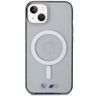 Etui BMW BMHMP14SHCRS iPhone 14 / 15 / 13 6.1" transparent hardcase Silver Ring MagSafe na NearMe.pl