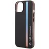 Etui BMW BMHCP14S22HVGV iPhone 14 / 15 /13 6.1" czarny/black IML Tricolor Stripe na NearMe.pl