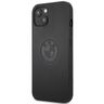 Etui BMW BMHCP13MREELK iPhone 13 / 14 / 15 6.1" czarny/black hardcase Leather Emboss na NearMe.pl