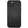 Etui BMW BMHCP13MREELK iPhone 13 / 14 / 15 6.1" czarny/black hardcase Leather Emboss na NearMe.pl