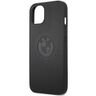 Etui BMW BMHCP13MREELK iPhone 13 / 14 / 15 6.1" czarny/black hardcase Leather Emboss na NearMe.pl