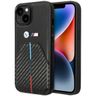 Etui BMW BMHCP14S22NSTB iPhone 14 / 15 /13 6.1" czarny/black Stamped Tricolor Stripe na NearMe.pl