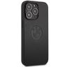 Etui BMW BMHCP13LREELK iPhone 13 Pro / 13 6.1" czarny/black hardcase Leather Emboss na NearMe.pl