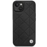 Etui BMW BMHCP14S22RQDK iPhone 14 / 15 / 13 6.1" czarny/black Leather Quilted na NearMe.pl