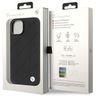Etui BMW BMHCP14S22RQDK iPhone 14 / 15 / 13 6.1" czarny/black Leather Quilted na NearMe.pl