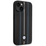 Etui BMW BMHCP14S22RVSK iPhone 14 / 15 / 13 6.1" czarny/black hardcase Leather Stamp Blue Lines na NearMe.pl
