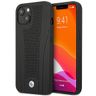 Etui BMW BMHCP13MRPSLK iPhone 13 / 14 / 15 6.1" czarny/black hardcase Leather Debossed Lines na NearMe.pl