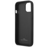 Etui BMW BMHCP13MRPSLK iPhone 13 / 14 / 15 6.1" czarny/black hardcase Leather Debossed Lines na NearMe.pl