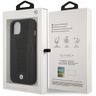 Etui BMW BMHCP13MRPSLK iPhone 13 / 14 / 15 6.1" czarny/black hardcase Leather Debossed Lines na NearMe.pl
