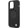 BMW BMHMP14XSILBK2 iPhone 14 Pro Max 6.7" czarny/black Signature Liquid Silicone MagSafe na NearMe.pl