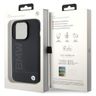 BMW BMHMP15LSLLBK iPhone 15 Pro 6.1" czarny/black MagSafe Leather Hot Stamp na NearMe.pl