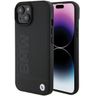 BMW BMHCP15SSLLBK iPhone 15 / 14 / 13 6.1" czarny/black Leather Hot Stamp na NearMe.pl