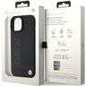 BMW BMHCP15MSLLBK iPhone 15 Plus / 14 Plus 6.7" czarny/black Leather Hot Stamp na NearMe.pl