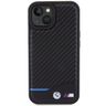 BMW BMHCP15S22NBCK iPhone 15 / 14 / 13 6.1" czarny/black Leather Carbon na NearMe.pl