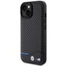 BMW BMHCP15S22NBCK iPhone 15 / 14 / 13 6.1" czarny/black Leather Carbon na NearMe.pl