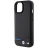 BMW BMHCP15S22NBCK iPhone 15 / 14 / 13 6.1" czarny/black Leather Carbon na NearMe.pl