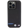BMW BMHCP15L22NBCK iPhone 15 Pro 6.1"czarny/black Leather Carbon na NearMe.pl