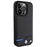 BMW BMHCP15L22NBCK iPhone 15 Pro 6.1"czarny/black Leather Carbon na NearMe.pl