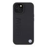 BMW BMHMP15SSLLBK iPhone 15 / 14 / 13 6.1" czarny/black Magsafe hardcase Signature Logo Imprint na NearMe.pl