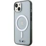 BMW BMHMP15SHCRS iPhone 15 / 14 / 13 6.1" przezroczysty/transparent hardcase Silver Ring MagSafe na NearMe.pl