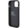 BMW BMHCP15S22PTDK iPhone 15 / 14 / 13 6.1" czarny/black Leather Stamp Tricolor na NearMe.pl