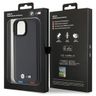BMW BMHCP15S22PTDK iPhone 15 / 14 / 13 6.1" czarny/black Leather Stamp Tricolor na NearMe.pl