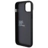 BMW BMHCP15M22PTDK iPhone 15 Plus /14 Plus 6.7" czarny/black Leather Stamp Tricolor na NearMe.pl