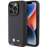 BMW BMHCP15L22PTDK iPhone 15 Pro 6.1"czarny/black Leather Stamp Tricolor na NearMe.pl