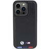 BMW BMHCP15L22PTDK iPhone 15 Pro 6.1"czarny/black Leather Stamp Tricolor na NearMe.pl