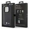 BMW BMHCP15L22PTDK iPhone 15 Pro 6.1"czarny/black Leather Stamp Tricolor na NearMe.pl