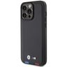 BMW BMHCP15X22PTDK iPhone 15 Pro Max 6.7" czarny/black Leather Stamp Tricolor na NearMe.pl