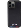 BMW BMHCP15X22PTDK iPhone 15 Pro Max 6.7" czarny/black Leather Stamp Tricolor na NearMe.pl