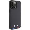 BMW BMHCP15X22PTDK iPhone 15 Pro Max 6.7" czarny/black Leather Stamp Tricolor na NearMe.pl
