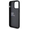BMW BMHCP15X22PTDK iPhone 15 Pro Max 6.7" czarny/black Leather Stamp Tricolor na NearMe.pl