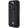 BMW BMHCP15L22RVSK iPhone 15 Pro 6.1" czarny/black hardcase Leather Stamp Blue Lines na NearMe.pl