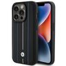 BMW BMHCP15X22RVSK iPhone 15 Pro Max6.7" czarny/black hardcase Leather Stamp Blue Lines na NearMe.pl