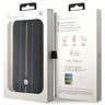 BMW BMBKP15X22RVSK iPhone 15 Pro Max 6.7" czarny/black bookcase Leather Stamp Blue Lines na NearMe.pl