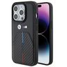 BMW BMHCP15L22NSTB iPhone 15 Pro 6.1" czarny/black Stamped Tricolor Stripe na NearMe.pl