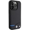 BMW BMHMP15L22NBCK iPhone 15 Pro 6.1" czarny/black hardcase Leather Carbon MagSafe na NearMe.pl