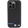 BMW BMHMP15X22NBCK iPhone 15 Pro Max 6.7" czarny/black hardcase Leather Carbon MagSafe na NearMe.pl