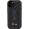 BMW BMHCP15SGSPCCK iPhone 15 / 14 / 13 6.1" czarny/black hardcase Grip Stand Smooth & Carbon na NearMe.pl